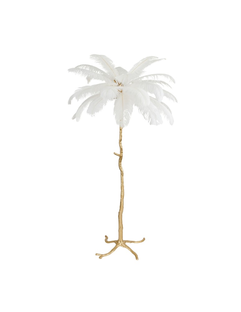  Step Into Design Lampa podłogowa EMU pióra białe 170 cm ST-DN127-F white
