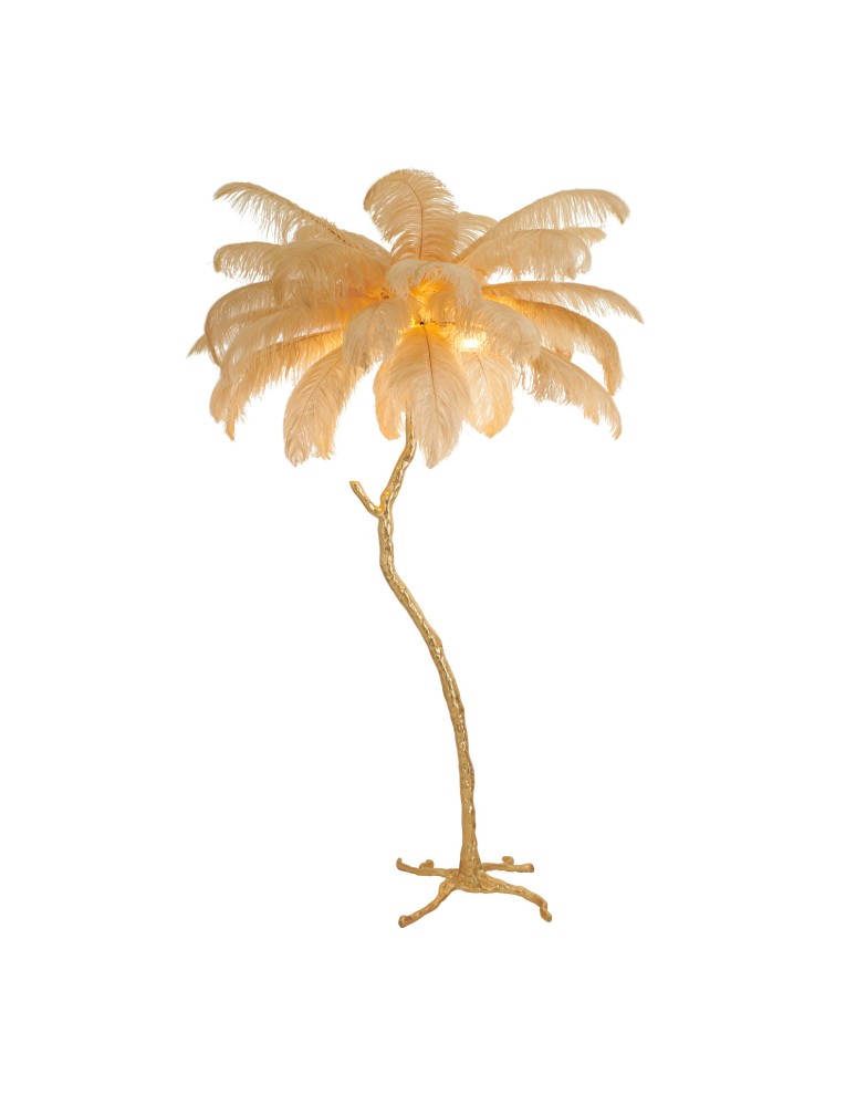  Step Into Design Lampa podłogowa EMU pióra beżowe 150 cm ST-DN128-F beige