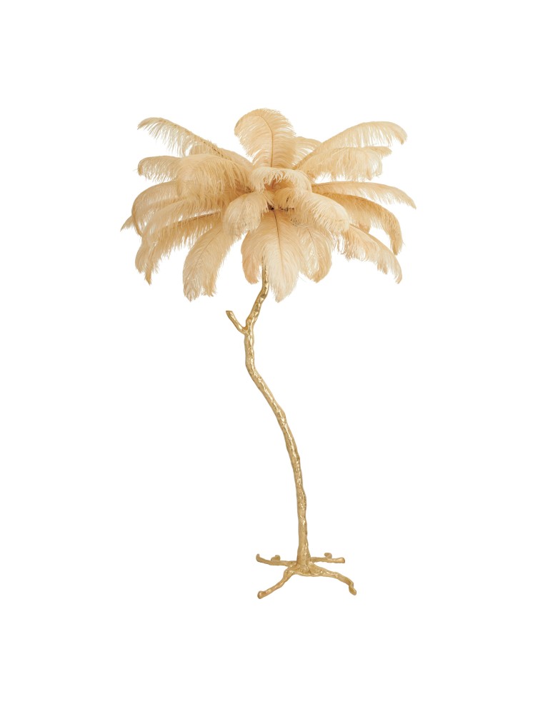 Step Into Design Lampa podłogowa EMU pióra beżowe 150 cm ST-DN128-F beige