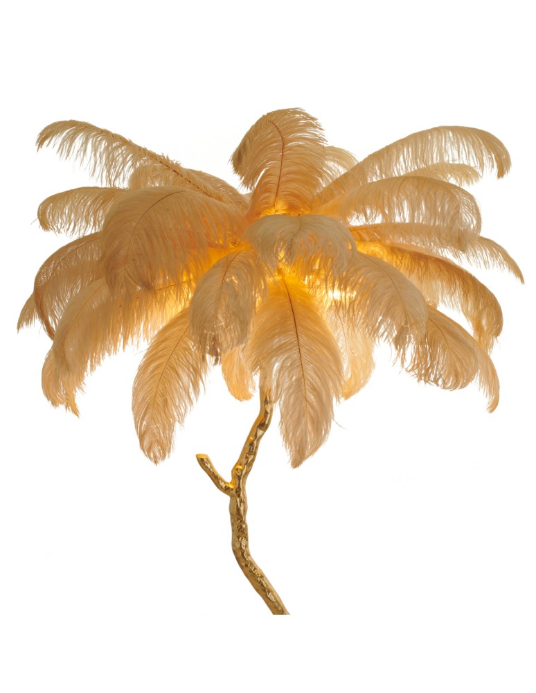 Step Into Design Lampa podłogowa EMU pióra beżowe 150 cm ST-DN128-F beige