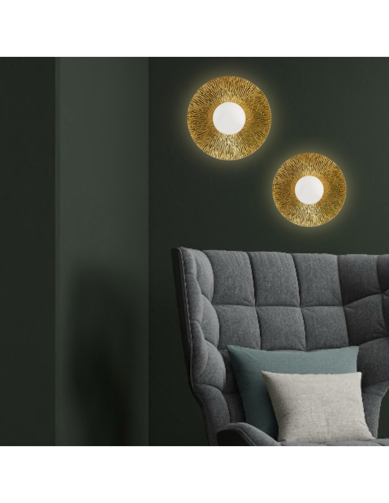 Step Into Design Lampa ścienna SUN S złota 20 cm ST-FB230946-D20 Step Into Design Lampa ścienna SUN S złota 20 cm ST-FB230946-D20