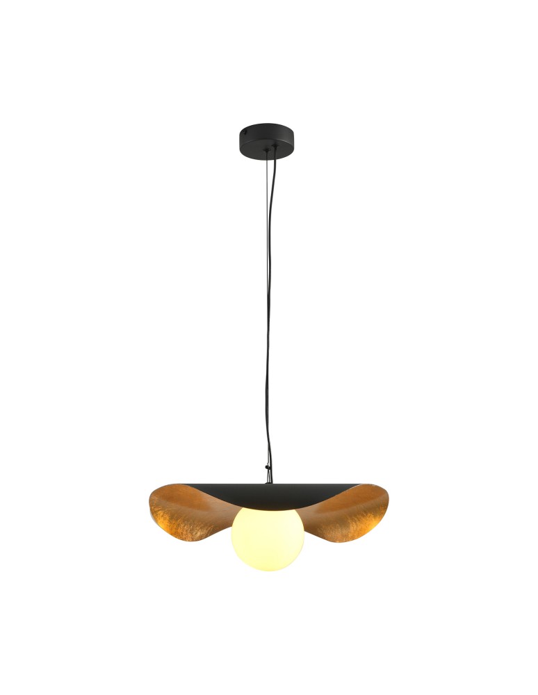  Step Into Design Lampa wisząca ENZO czarno złota 40 cm ST-F22020601-D40 black