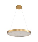 Step Into Design Lampa wisząca ALCHEMY LED złoty alabaster 60 cm ST-MD2407 Step Into Design Lampa wisząca ALCHEMY LED złoty alabaster 60 cm ST-MD2407