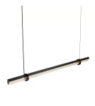Lampy wiszące nad wyspę -  Step Into Design Lampa wisząca LOVELY LED czarna 100 cm ST-DN1620-100 BLACK - product 6