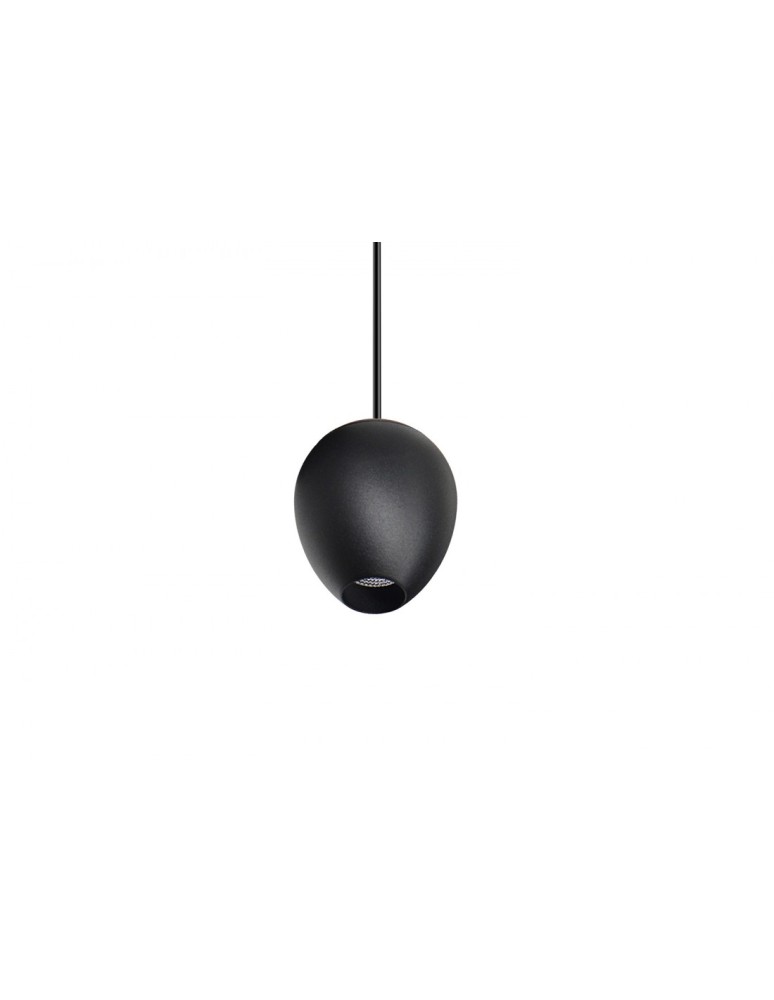 Azzardo OVUM 1 PENDANT BLACK 1xLED Wisząca Czarny AZ3095