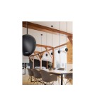 Lampy wiszące LED - Azzardo OVUM 1 PENDANT BLACK 1xLED Wisząca Czarny AZ3095 - produkt 4