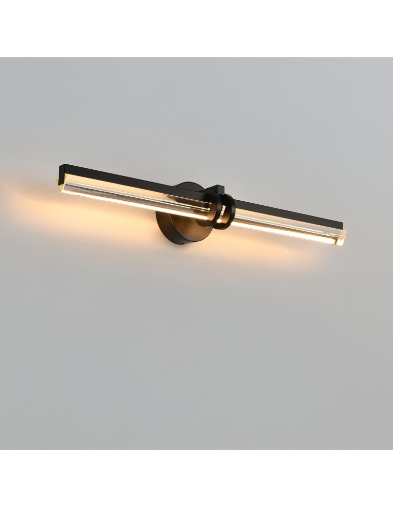 Step Into Design Lampa ścienna LOVELY LED czarna 58 cm ST-DN1621-BLACK