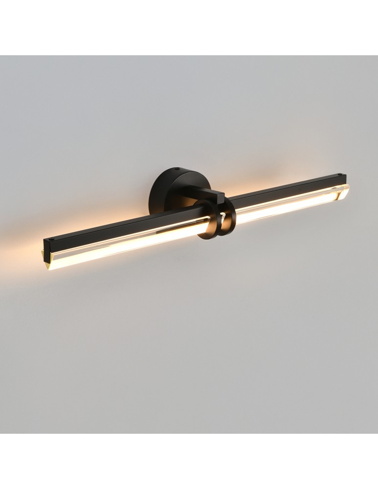 Step Into Design Lampa ścienna LOVELY LED czarna 58 cm ST-DN1621-BLACK