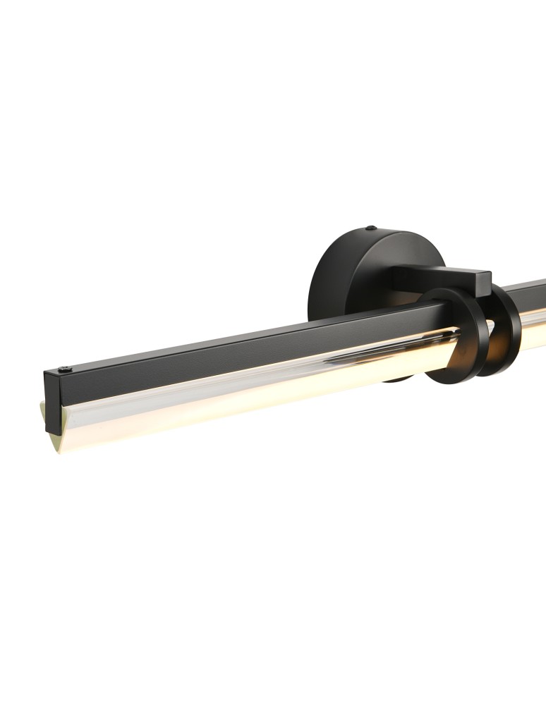 Step Into Design Lampa ścienna LOVELY LED czarna 58 cm ST-DN1621-BLACK