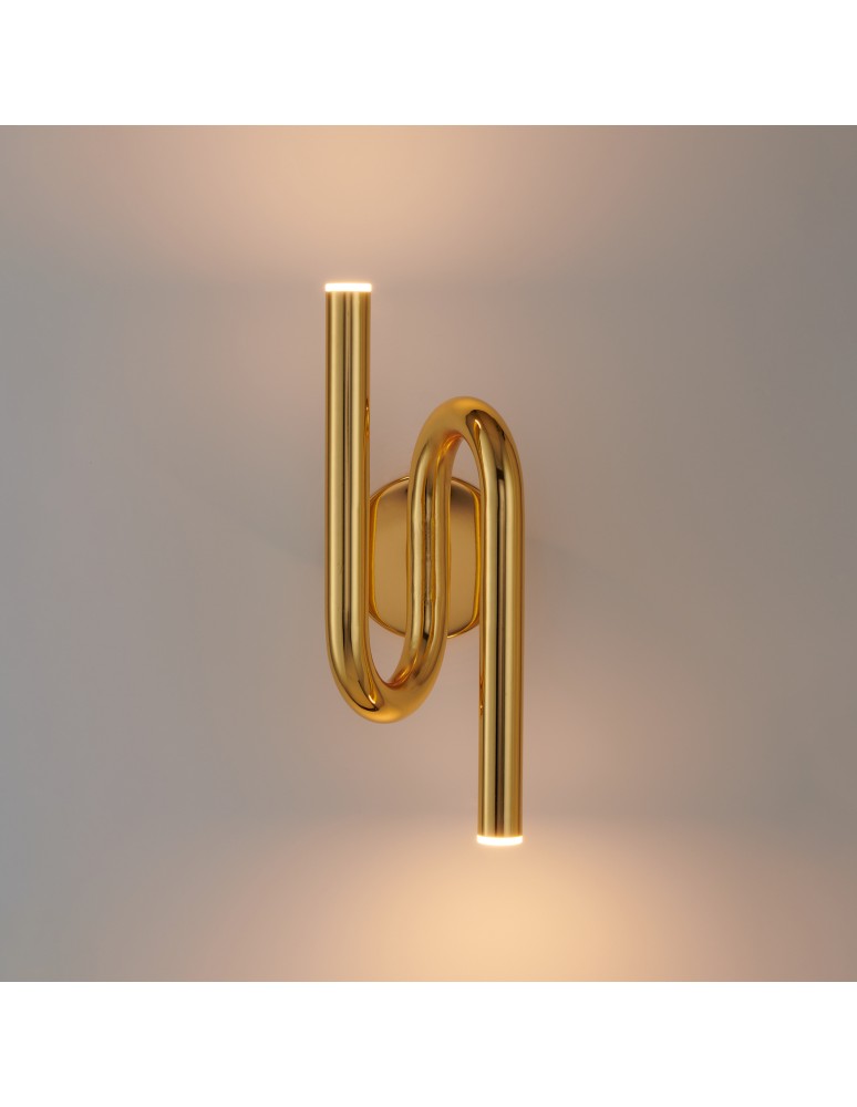 Step Into Design Lampa ścienna MYK LED złota 38 cm DB4062 GOLD Step Into Design Lampa ścienna MYK LED złota 38 cm DB4062 GOLD