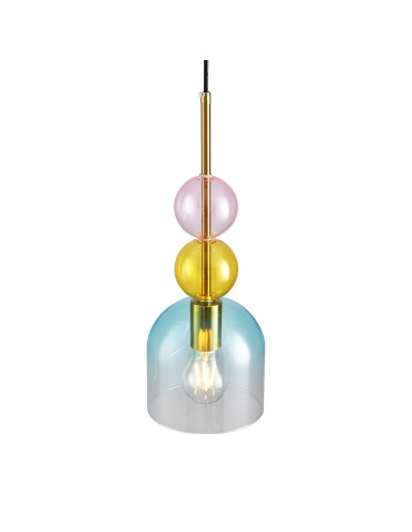 Step Into Design Lampa wisząca PASTELLO BLUE kolorowa 15 cm ST-DN345A