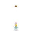 Step Into Design Lampa wisząca PASTELLO BLUE kolorowa 15 cm ST-DN345A Step Into Design Lampa wisząca PASTELLO BLUE kolorowa 15 cm ST-DN345A