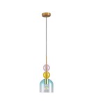 Step Into Design Lampa wisząca PASTELLO BLUE kolorowa 15 cm ST-DN345A Step Into Design Lampa wisząca PASTELLO BLUE kolorowa 15 cm ST-DN345A