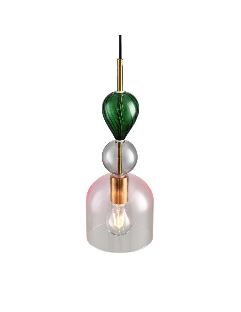  Step Into Design Lampa wisząca PASTELLO PINK kolorowa 15 cm ST-DN345B