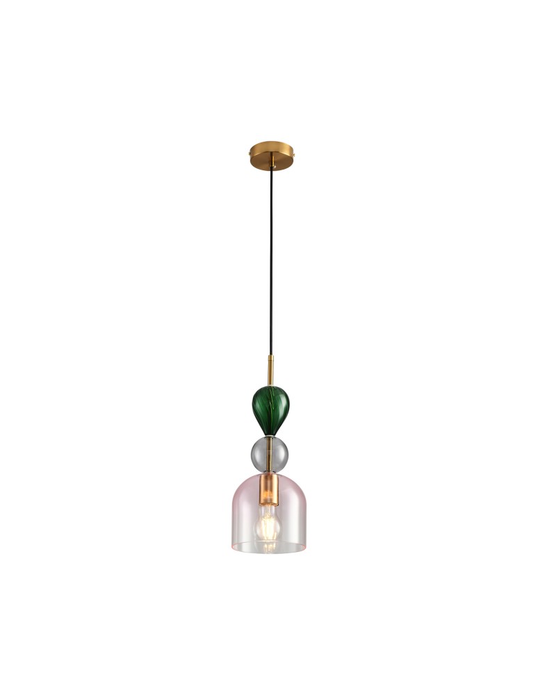 Step Into Design Lampa wisząca PASTELLO PINK kolorowa 15 cm ST-DN345B