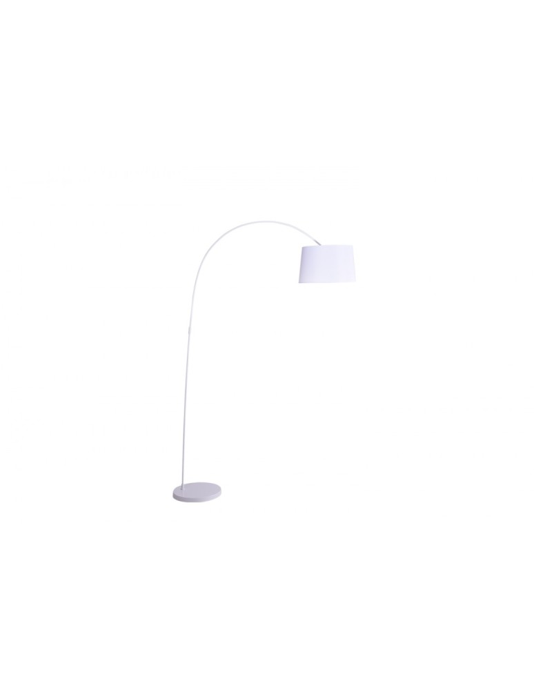 Lampy podłogowe z abażurem - Azzardo ARIANA WHITE 1xE27 Podłogowa Biały AZ3071 - produkt kolory-swiatla.pl 1