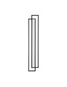  Step Into Design Lampa ścienna SYMMETRY-160 LED czarna 160 cm ST-MD1027M
