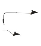Step Into Design Lampa ścienna CRANE-2W S czarna 110 cm W8702-S Step Into Design Lampa ścienna CRANE-2W S czarna 110 cm W8702-S