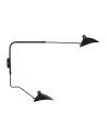  Step Into Design Lampa ścienna CRANE-2W S czarna 110 cm W8702-S