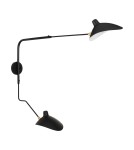 Step Into Design Lampa ścienna CRANE-2W S czarna 110 cm W8702-S Step Into Design Lampa ścienna CRANE-2W S czarna 110 cm W8702-S
