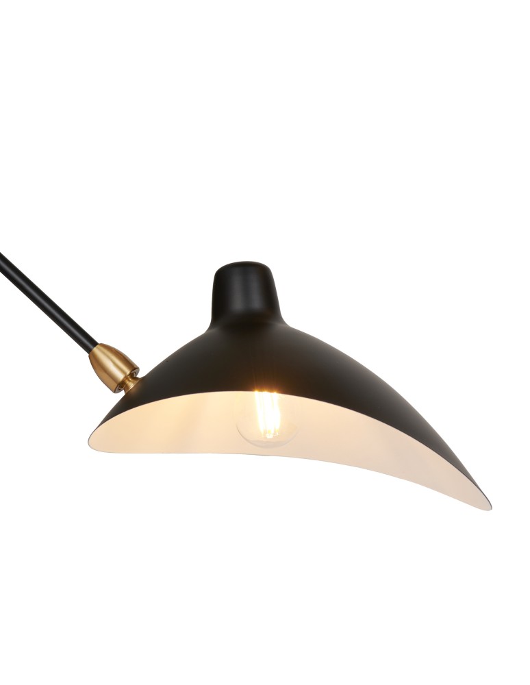 Step Into Design Lampa ścienna CRANE-2W S czarna 110 cm W8702-S Step Into Design Lampa ścienna CRANE-2W S czarna 110 cm W8702-S