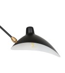Step Into Design Lampa ścienna CRANE-2W S czarna 110 cm W8702-S Step Into Design Lampa ścienna CRANE-2W S czarna 110 cm W8702-S