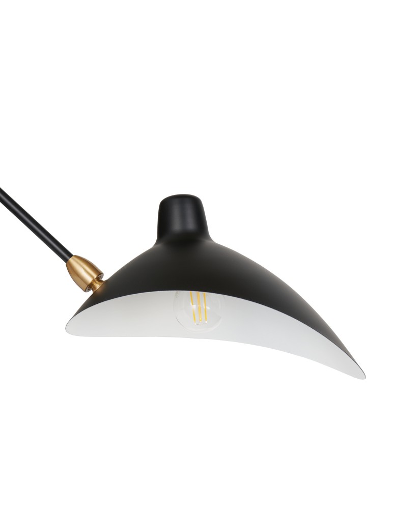 Step Into Design Lampa ścienna CRANE-2W S czarna 110 cm W8702-S Step Into Design Lampa ścienna CRANE-2W S czarna 110 cm W8702-S