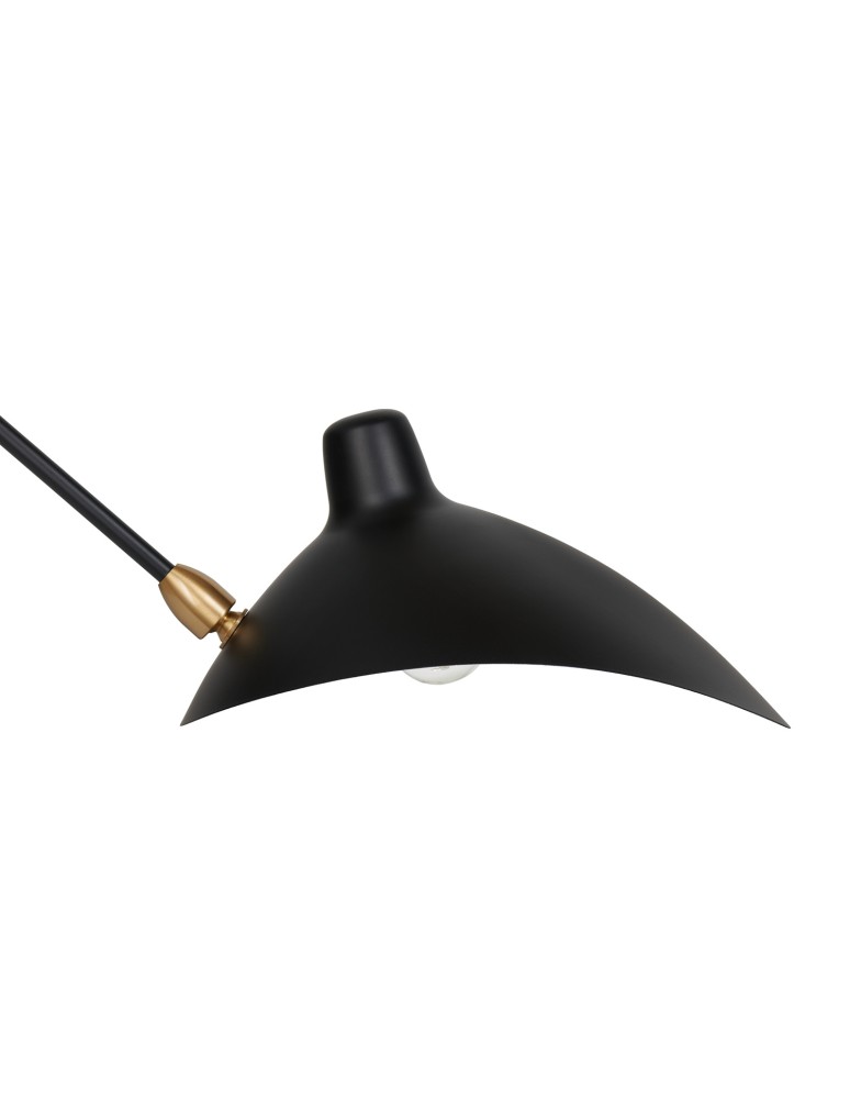 Step Into Design Lampa ścienna CRANE-2W S czarna 110 cm W8702-S Step Into Design Lampa ścienna CRANE-2W S czarna 110 cm W8702-S