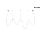 MOOSEE lampa wisząca LASSO 500 Smart srebrna (MSE15011004431) MOOSEE lampa wisząca LASSO 500 Smart srebrna (MSE15011004431)