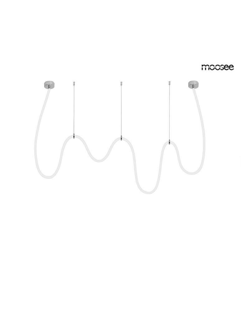 MOOSEE lampa wisząca LASSO 600 Smart      srebrna (MSE15011004941)