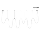 MOOSEE lampa wisząca LASSO 1000 Smart srebrna (MSE15011004961) MOOSEE lampa wisząca LASSO 1000 Smart srebrna (MSE15011004961)