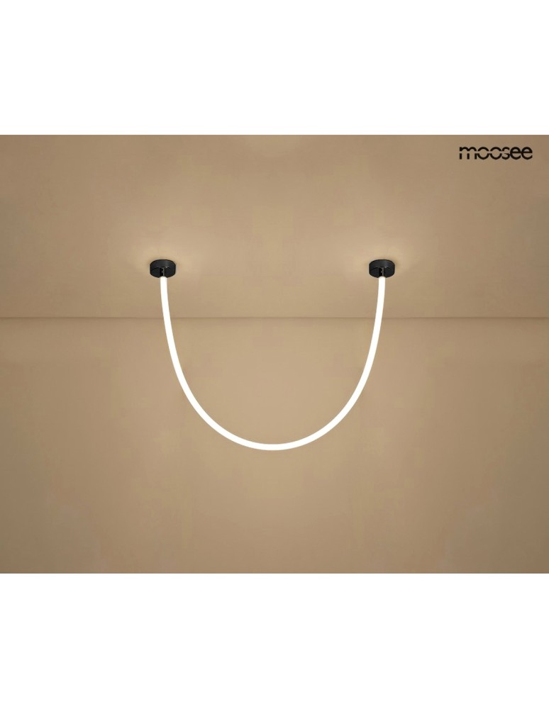 MOOSEE lampa wisząca LASSO 200 Smart      czarna (MSE15011004402)