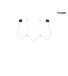 MOOSEE lampa wisząca LASSO 400 Smart czarna (MSE15011004422) MOOSEE lampa wisząca LASSO 400 Smart czarna (MSE15011004422)