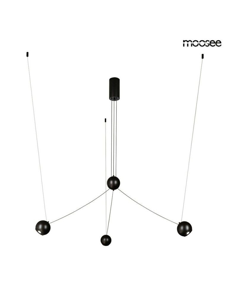 MOOSEE lampa wisząca OCTO 3 czarna (MSE1501100491) MOOSEE lampa wisząca OCTO 3 czarna (MSE1501100491)