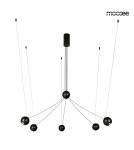 Lampy wiszące nowoczesne - MOOSEE lampa wisząca OCTO 5 czarna (MSE1501100492) - product 1