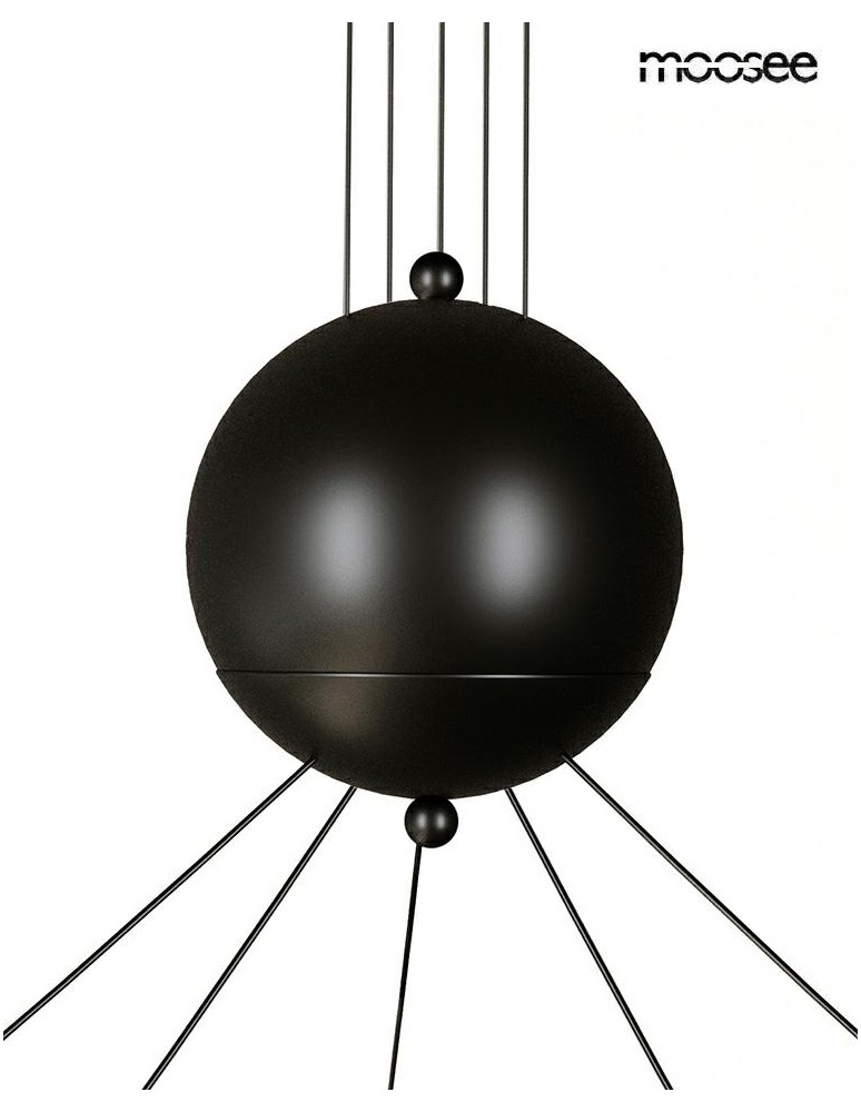 MOOSEE lampa wisząca OCTO 5 czarna (MSE1501100492)