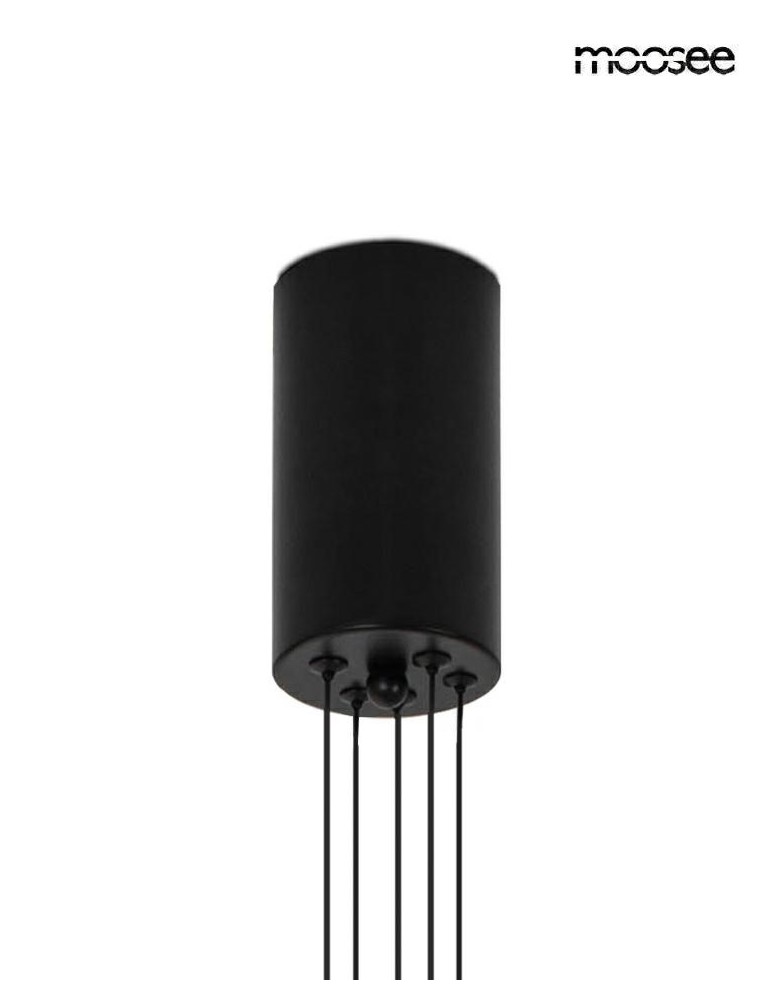MOOSEE lampa wisząca OCTO 5 czarna (MSE1501100492)