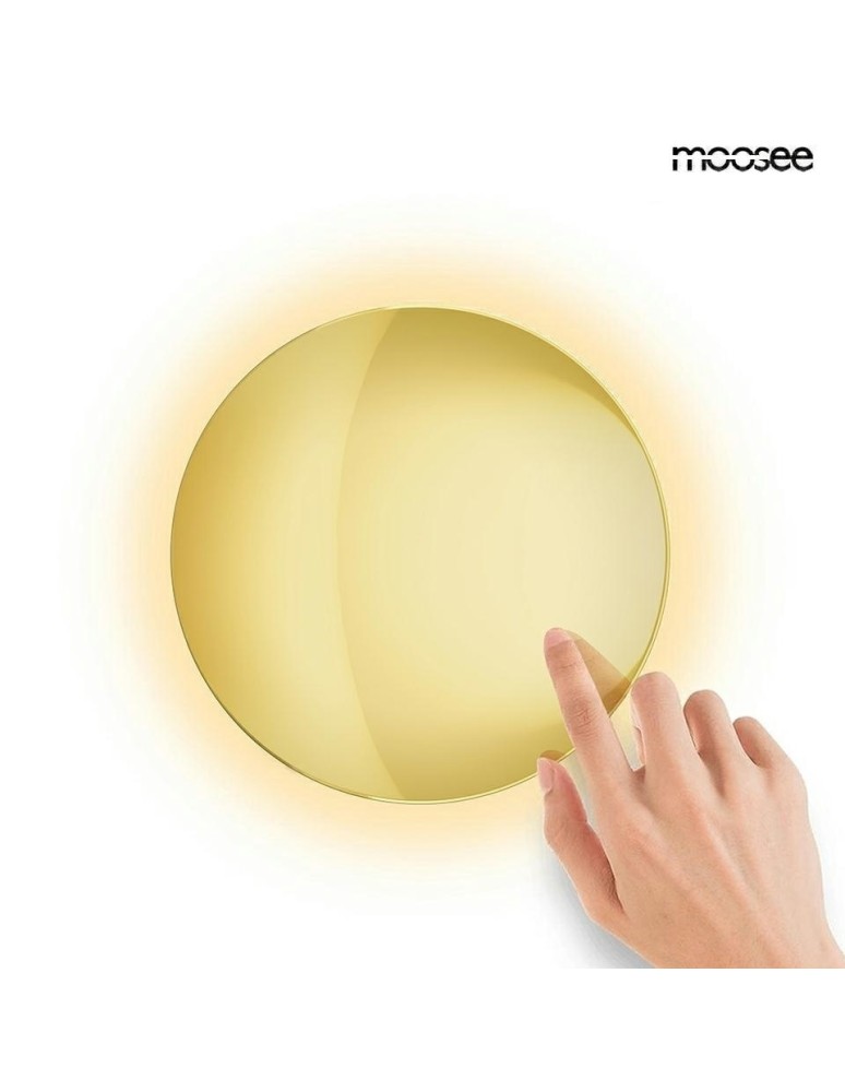 MOOSEE lampa ścienna SHADOW SUN 25 złota (MSE1501100499)