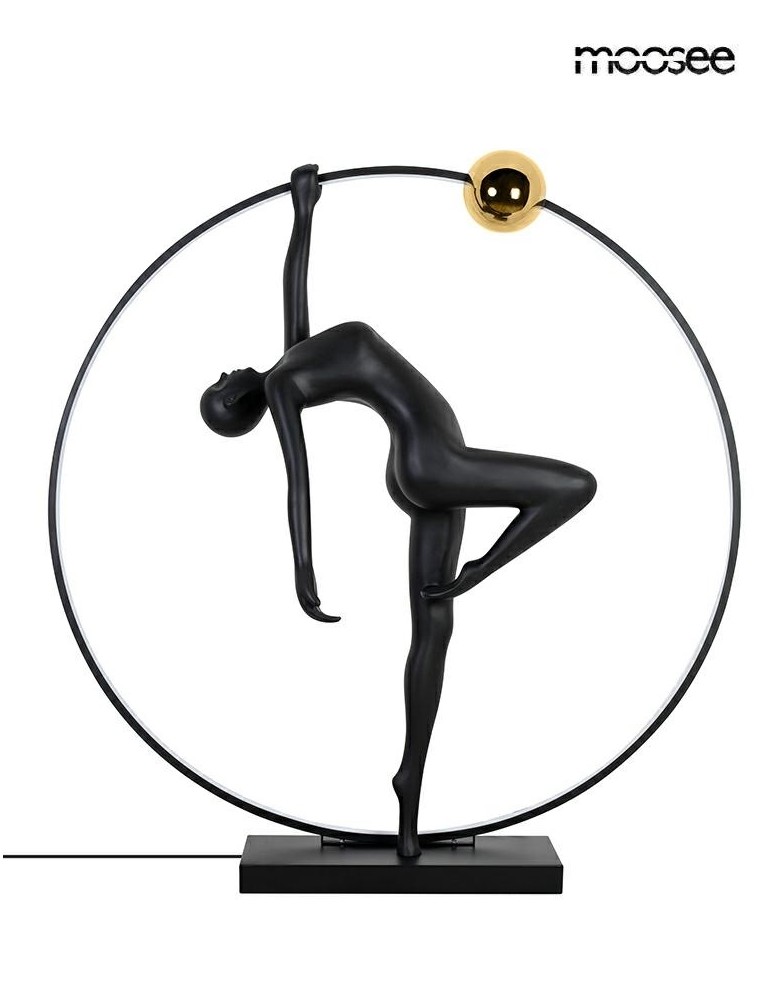 Lampy podłogowe designerskie - MOOSEE lampa podłogowa HUMAN ACROBATIC    czarna (MSE1501100510) - product kolory-swiatla.pl 2