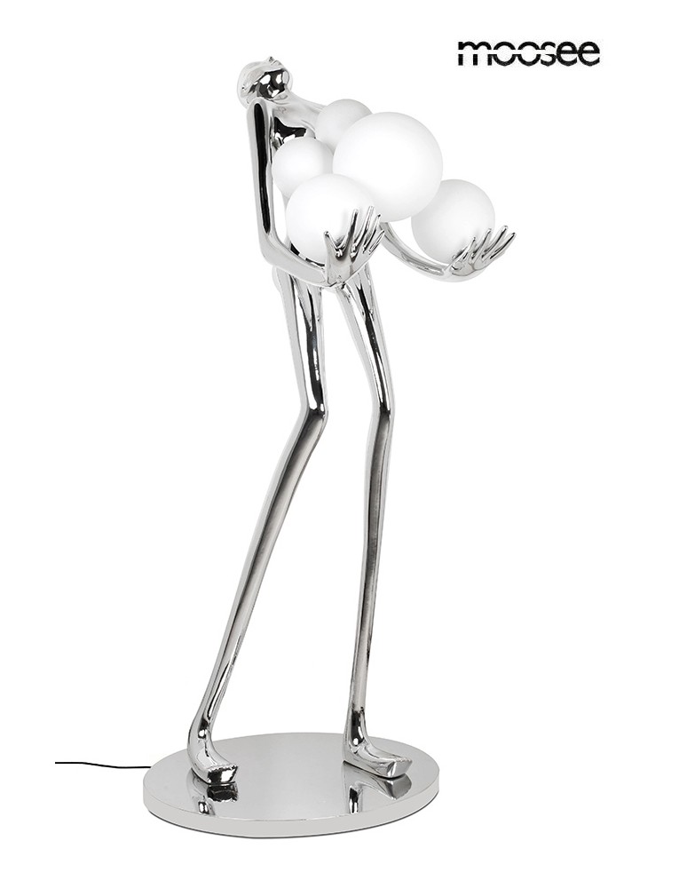 MOOSEE lampa podłogowa HUMAN SILVER       PREMIUM (MSE1501100556)