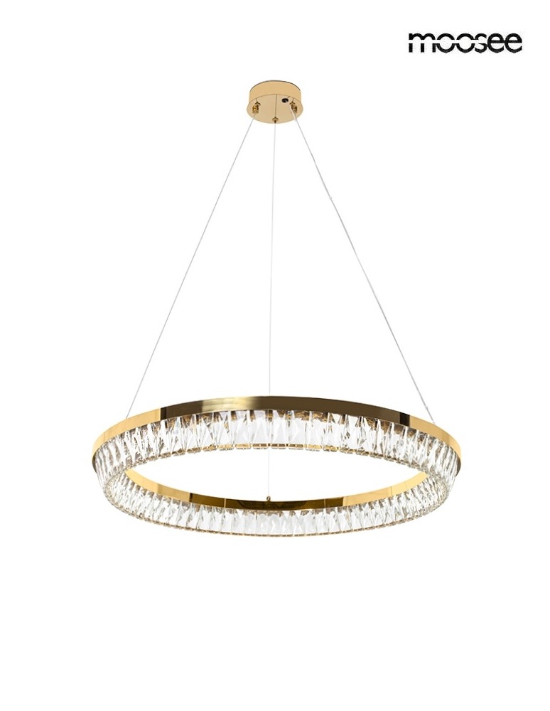 MOOSEE lampa wisząca SAVOY 80 złota (MSE1501100528) MOOSEE lampa wisząca SAVOY 80 złota (MSE1501100528)