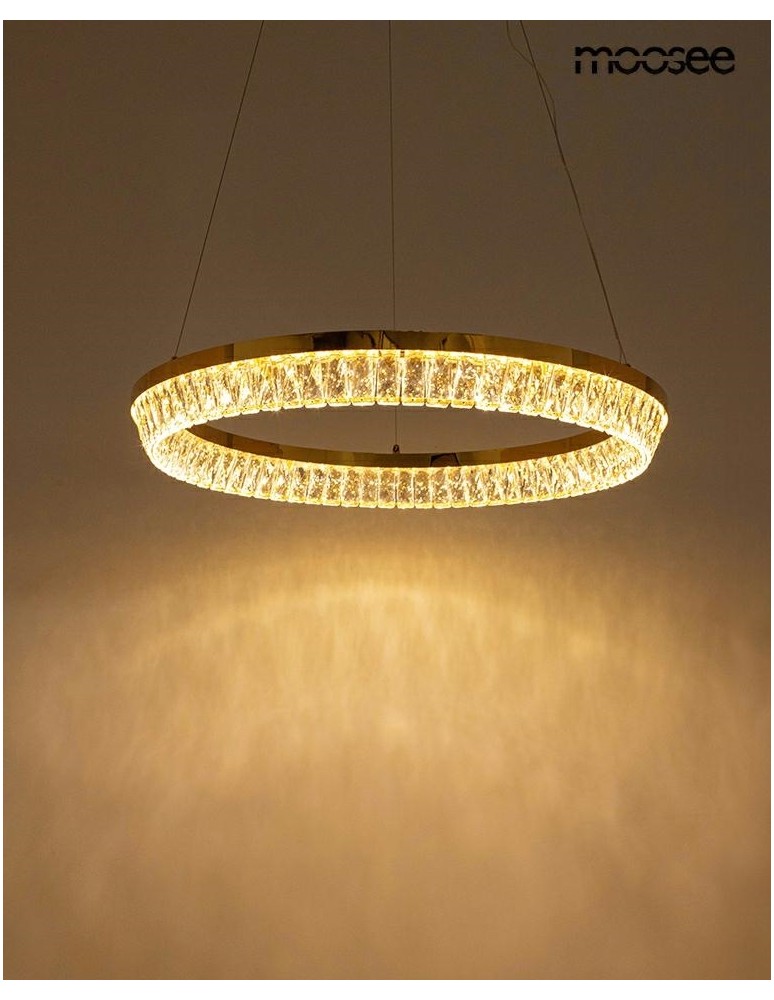 MOOSEE lampa wisząca SAVOY 80 złota (MSE1501100528) MOOSEE lampa wisząca SAVOY 80 złota (MSE1501100528)