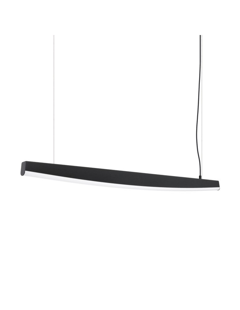 Thoro Lampa wisząca JORUN 120 czarna LED 3000K TH.317