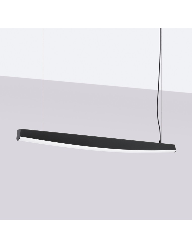 Thoro Lampa wisząca JORUN 120 czarna LED 3000K TH.317 Thoro Lampa wisząca JORUN 120 czarna LED 3000K TH.317