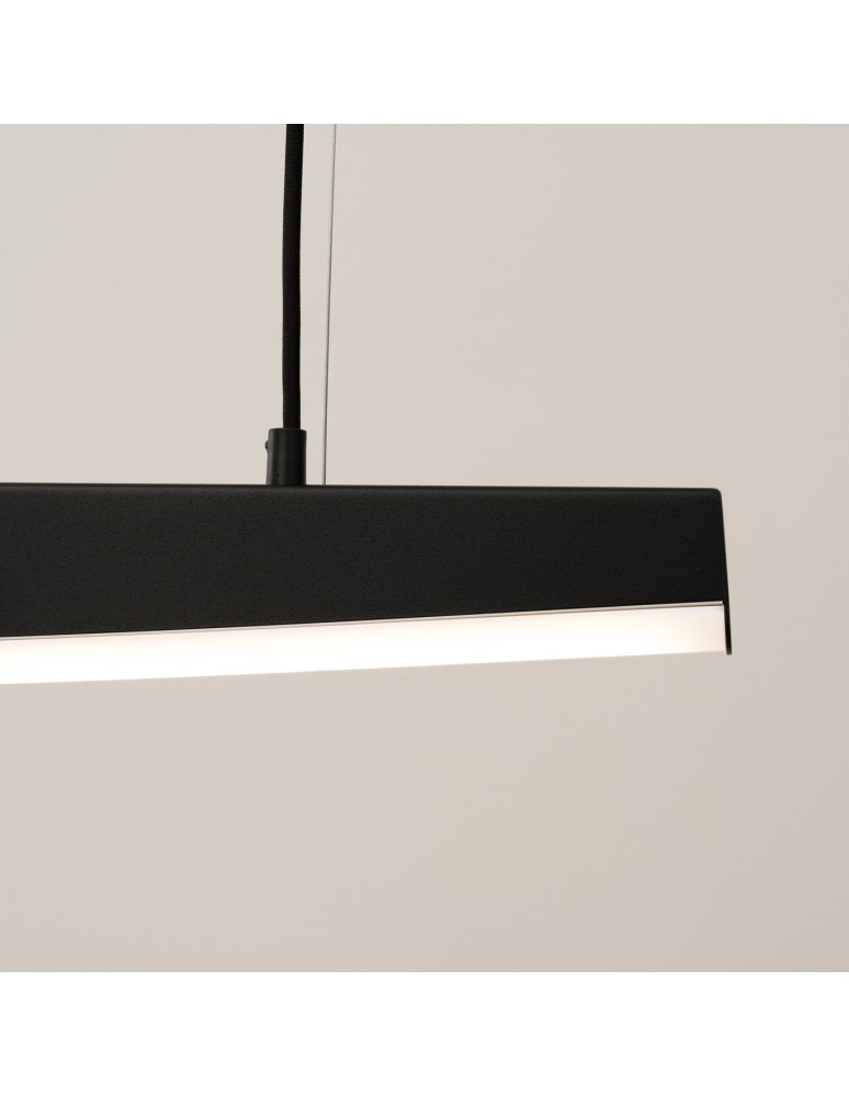Thoro Lampa wisząca JORUN 120 czarna LED 3000K TH.317 Thoro Lampa wisząca JORUN 120 czarna LED 3000K TH.317