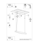Thoro Lampa wisząca JORUN 120 czarna LED 3000K TH.317 Thoro Lampa wisząca JORUN 120 czarna LED 3000K TH.317