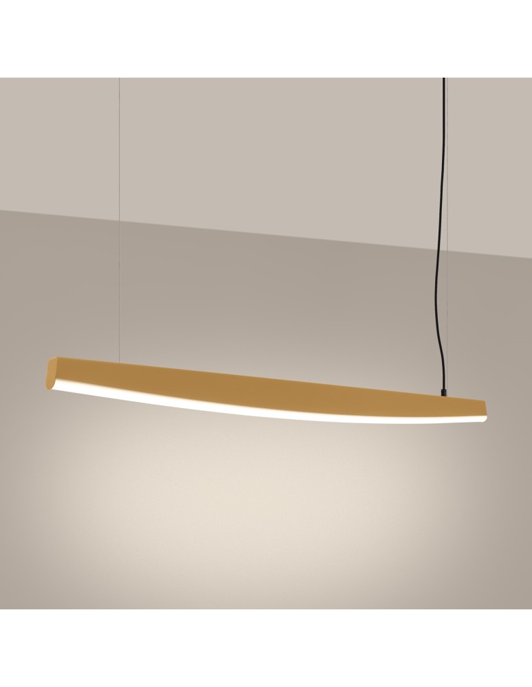 Thoro Lampa wisząca JORUN 120 złota LED 3000K TH.318 Thoro Lampa wisząca JORUN 120 złota LED 3000K TH.318