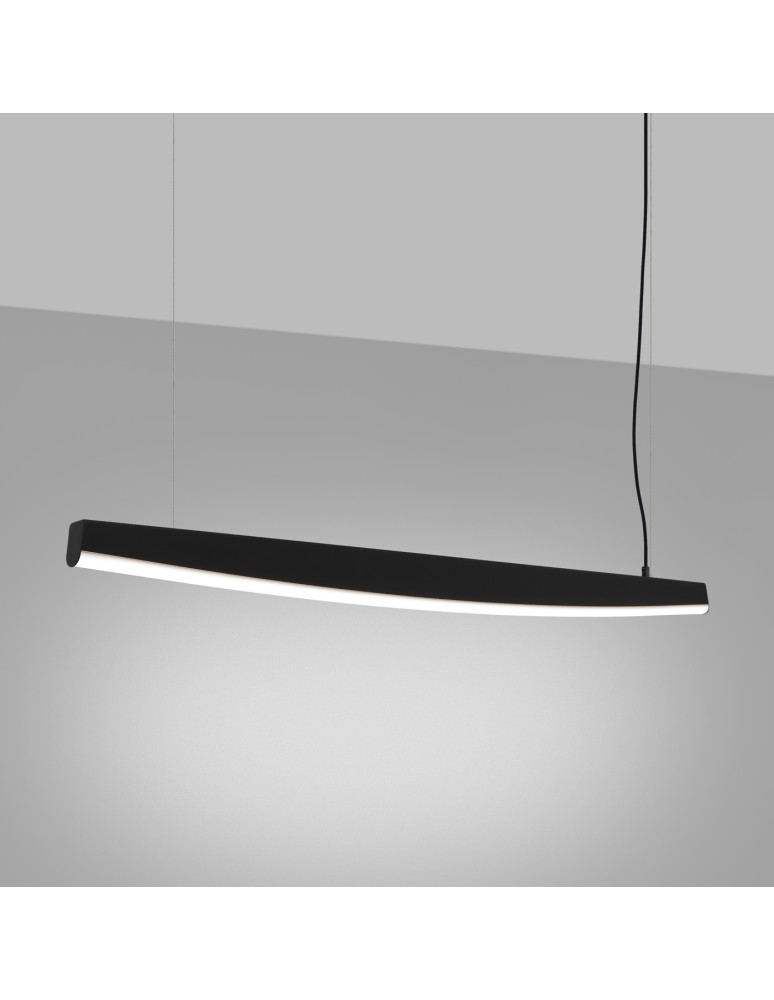 Thoro Lampa wisząca JORUN 120 czarna LED 4000K TH.320
