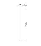 Kinkiety designerskie - Thoro Kinkiet FREYA 120 czarny TH.333 - product 7