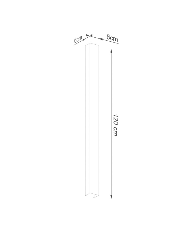 Thoro Kinkiet FREYA 120 czarny TH.333